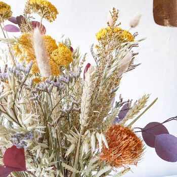 Eucalyptus And Banksia Dried Flower Bouquet, 4 of 5