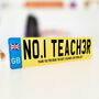 Personalised Teacher Standing Acrylic Number Plate, thumbnail 1 of 2