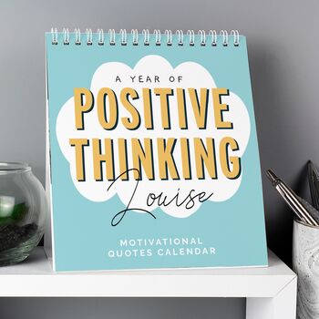 Personalised Positive Thinking Desk Calendar, 3 of 4