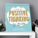 Personalised Positive Thinking Desk Calendar By When I Was A Kid ...