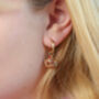 Spring Chicken Earrings, thumbnail 3 of 5
