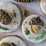 Personalised Hand Iced Woodland Creatures Biscuit Box, thumbnail 10 of 12