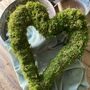 Moss Heart Wreath Hanging, thumbnail 1 of 11