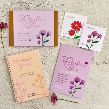 Butterflies And Bees Garden Border Design Template Kit, 3 of 10
