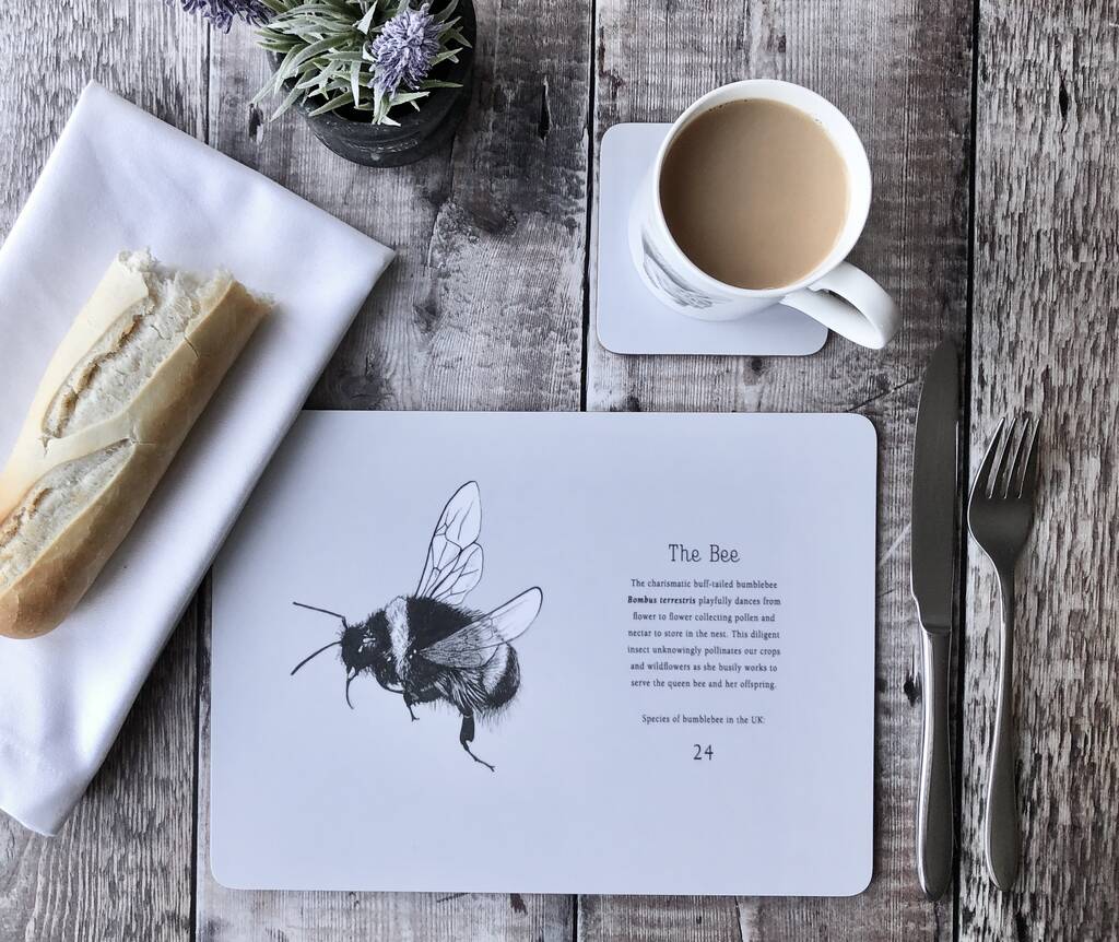 Bee Placemat By Creature Candy