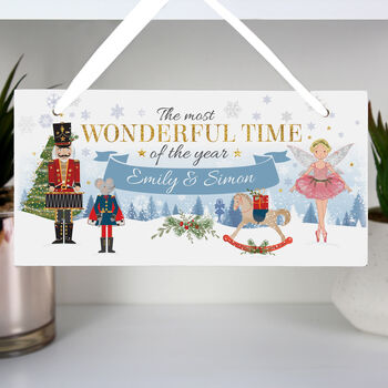 Personalised Nutcracker Wooden Sign, 2 of 3