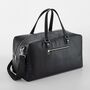 Men’s Personalised Tailored Luxe Weekender Bag, thumbnail 8 of 10