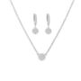 Marnier Sterling Silver Necklace And Earring Gift Set, thumbnail 2 of 3