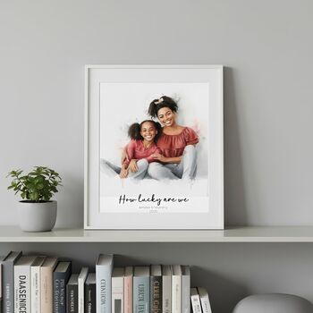 Personalised Watercolour Mother’s Day Print, 5 of 7