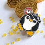 Pirate Penguin Enamel Pin Badge Captain Jack Penguin, thumbnail 2 of 10