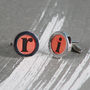 Personalised Initial Letter Cufflinks For Him, thumbnail 4 of 5