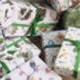 Galloping Gazelles Luxury, Recycled Wrapping Paper Pack, thumbnail 5 of 5