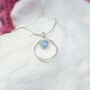 Organic Sterling Silver Opal Pendant, thumbnail 5 of 8