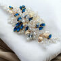 Teal Bridal And Occasion Headpiece, thumbnail 2 of 5
