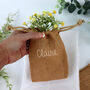 Personalised Jute Favour Bag Or Place Setting, thumbnail 2 of 7