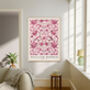 William Morris Birds Pink Art Print, thumbnail 2 of 4