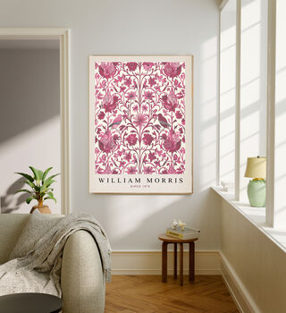 William Morris Birds Pink Art Print, 2 of 4