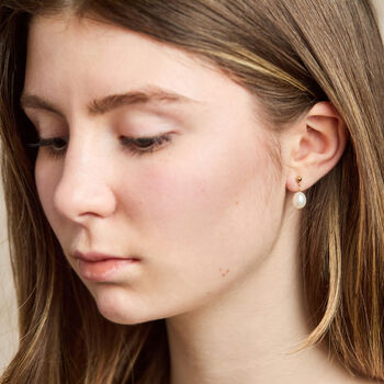 Thank You For Being My Bridesmaid Pearl Earrings, 9 of 10