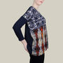 Red Nugget Printed Oversized Jersey Top, thumbnail 2 of 3