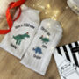 Personalised Me And You Christmas Dinosaur Socks, thumbnail 4 of 7