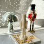 Handmade Nutcracker Soy Wax Candle, thumbnail 2 of 3