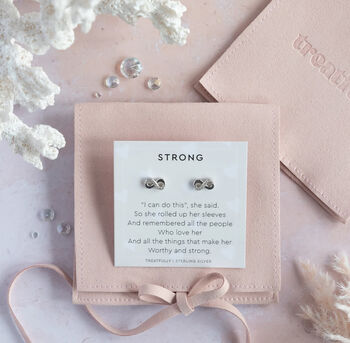 Strong Earrings Studs, 4 of 12