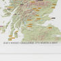 Personalised Scratch Off Whisky Distilleries Print, thumbnail 6 of 10