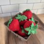Pretend Play Felt Strawberries, thumbnail 1 of 8