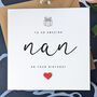 Personalised Handmade Birthday Card For Special Nanny, thumbnail 3 of 4
