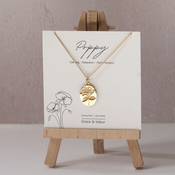 Poppy Personalised Engraved Necklace, 4 of 12