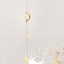 Gold Plate Citrine And Agate Crystal Suncatcher 30cm, thumbnail 1 of 2