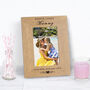 Personalised Loves Mummy Wood Picture Frame, thumbnail 2 of 2