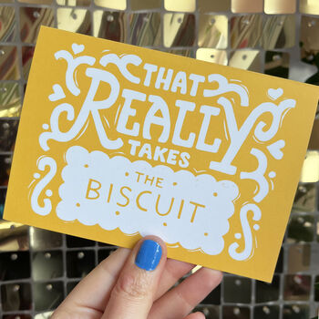 Funny Biscuit Greeting Card, 5 of 5