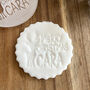 Personalised Christmas Embosser D6 Reindeer Icing Print Cakes, thumbnail 2 of 3