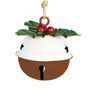 Christmas Pudding Hanging Bell Decoration, thumbnail 3 of 4