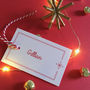 Personalised Modernist Letter From Santa And Gift Tag, thumbnail 4 of 6