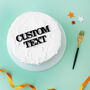 Personalise With Your Text Cake Charm Set, thumbnail 1 of 6