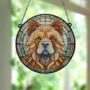 Chow Chow Stained Glass Effect Suncatcher, thumbnail 5 of 6