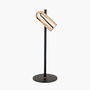 Black And Rose Gold Metal LED Table Lamp, thumbnail 5 of 11