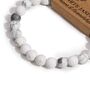 White Jasper Power Bracelet| Calm, thumbnail 2 of 4