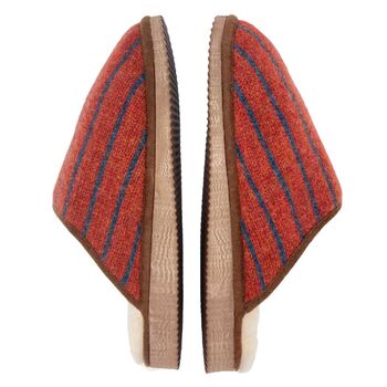 Lambswool And Sheepskin Men's Slippers, 10 of 12