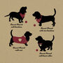 Personalised Basset Hound Print For One Or Two Dogs, thumbnail 2 of 12