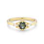 Ethical Sapphire Diamond Engagement Ring: Adaya, thumbnail 3 of 6