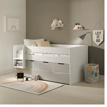Lars Low Cabin Bed With Trundle And Storage Drawers, 2 of 5
