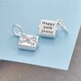 Personalised Present Solid Silver Charm, thumbnail 1 of 10