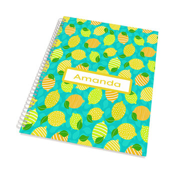 Personalised Kid's Patterned A4 Notebook, 3 of 9