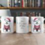 Personalised Samoyed In Christmas Jumper Mug, thumbnail 2 of 2