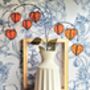 Chinese Lantern Stained Glass Plant Stem, thumbnail 3 of 7