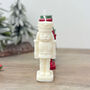 White Christmas Nutcracker Candle Nutcracker Decoration, thumbnail 6 of 8