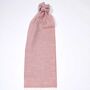 Extra Long Dusky Pink Scarf, thumbnail 2 of 3